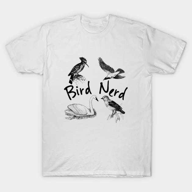 Bird Nerd, Bird watching, Ornithologist, Bird Protection, Bird Rescue. I love birds T-Shirt by Style Conscious